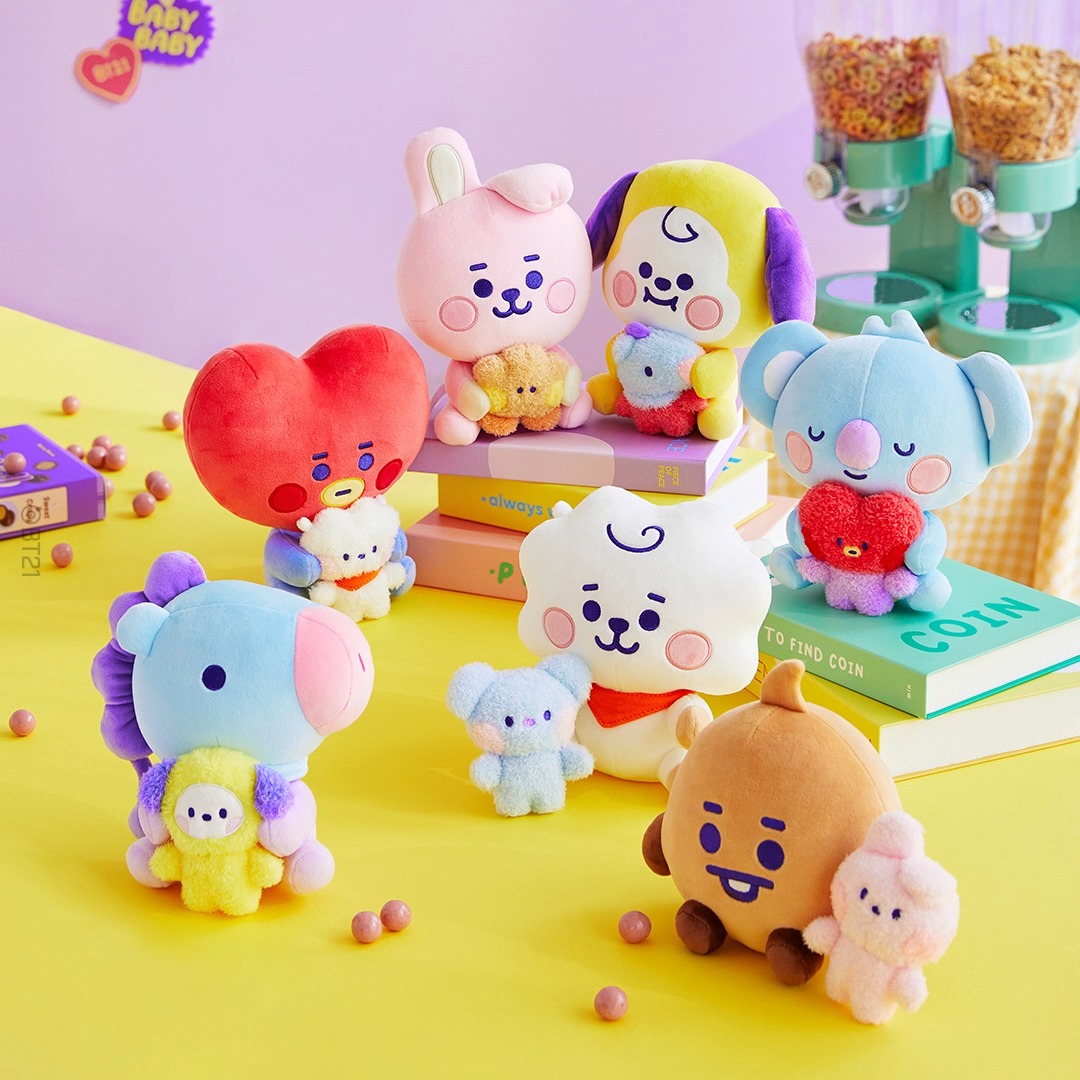 Together, forever💕 BT21 BABY My Little Buddy Magnet Sitting Doll