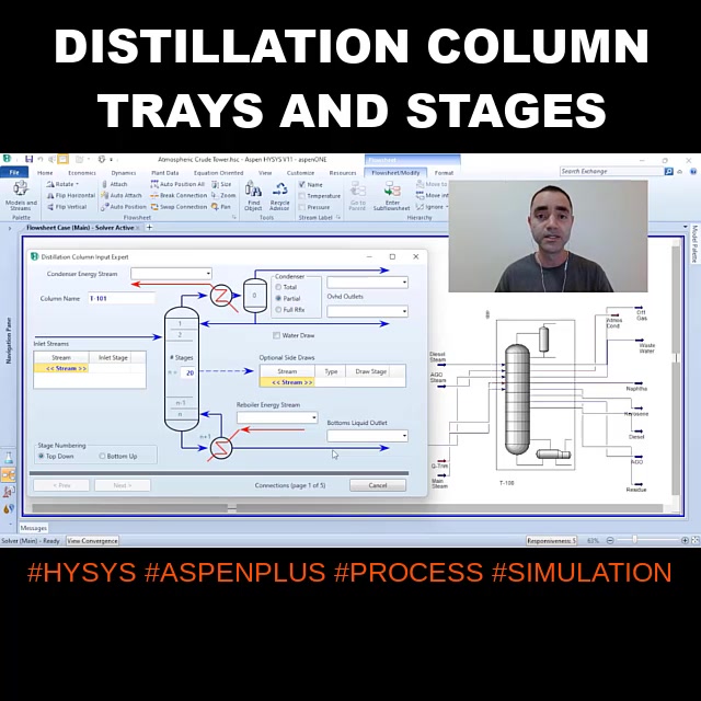 WHAT IS THE DIFFERENCE BETWEEN DISTILLATION COLUMN TRAYS AND STAGES OF ...