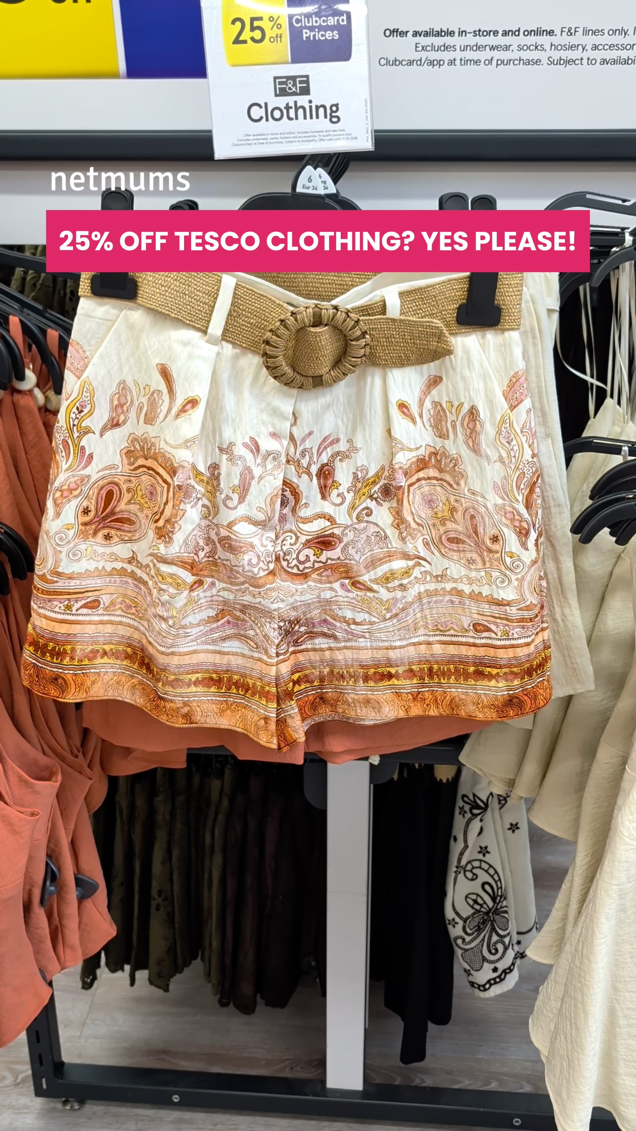 tesco green pleated dress POV: none of last summer’s clothes fit so you accidentally went into for 'one thing' and came out with a whole new heatwave wardrobe ☀️🛒, 25% off F&F clothing until Sunday… RUN., Click the link rose gold bridal belt