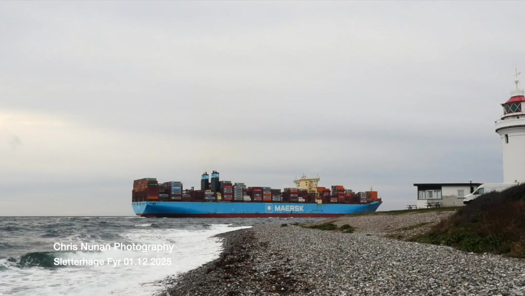 Mærsk Containerskib passerede Sletterhage Fyr Chris Nunan Photography ...
