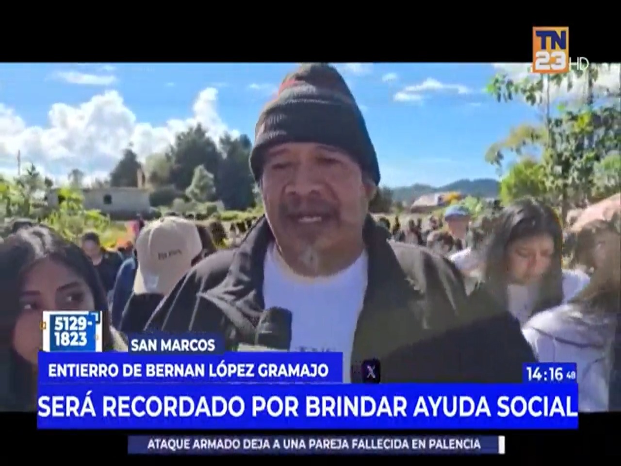 San Marcos despide a Bernán López, misionero fallecido en accidente del ...