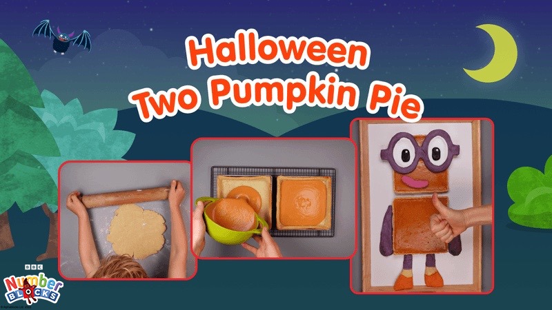 Halloween Numberblock Two Pumpkin Pie | Learn to Count | @Numberblocks ...