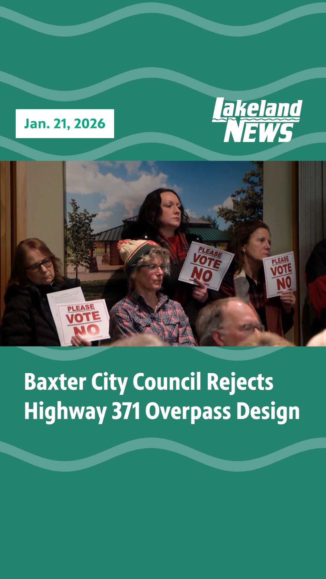 Baxter City Council Rejects Highway 371 Overpass Design | Lakeland News ...