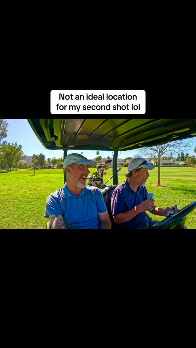 Play it where it lies lol… #golf #golfer #golfing #golflife #golfr # ...