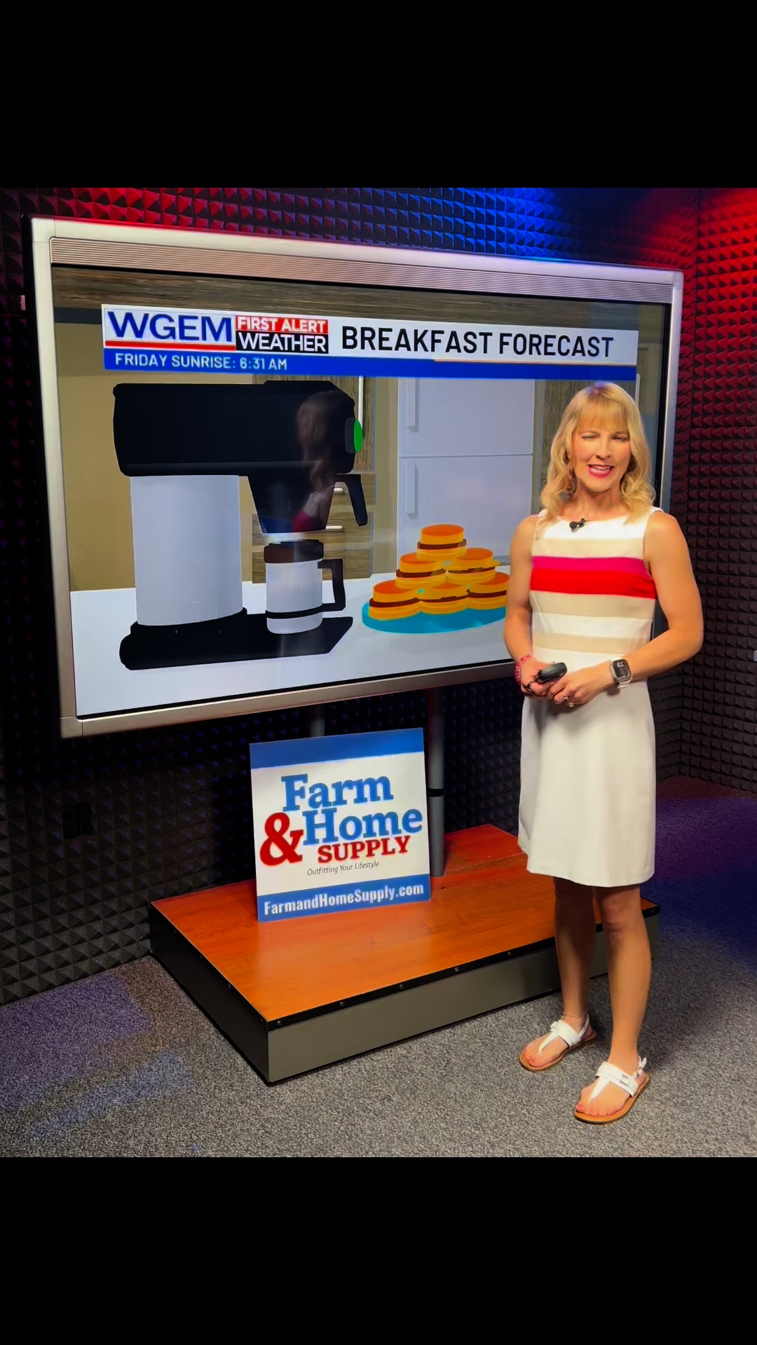 #Friday breakfast forecast. ☀️☕️🍳🥞 More details ️ www.wgem.com/page ...