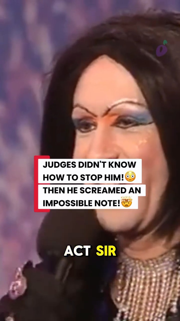 He walked onto the stage in full drag confidence — but from the first ...