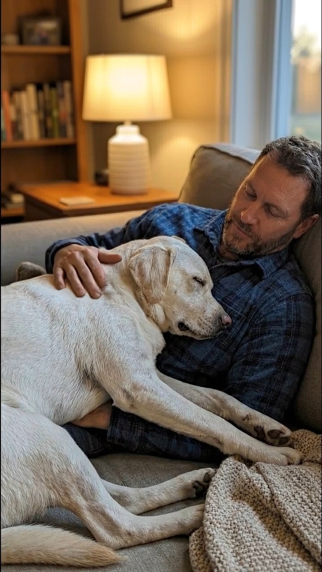 This is what pure peace looks like. ️🐶 Just us, quiet moments, and ...