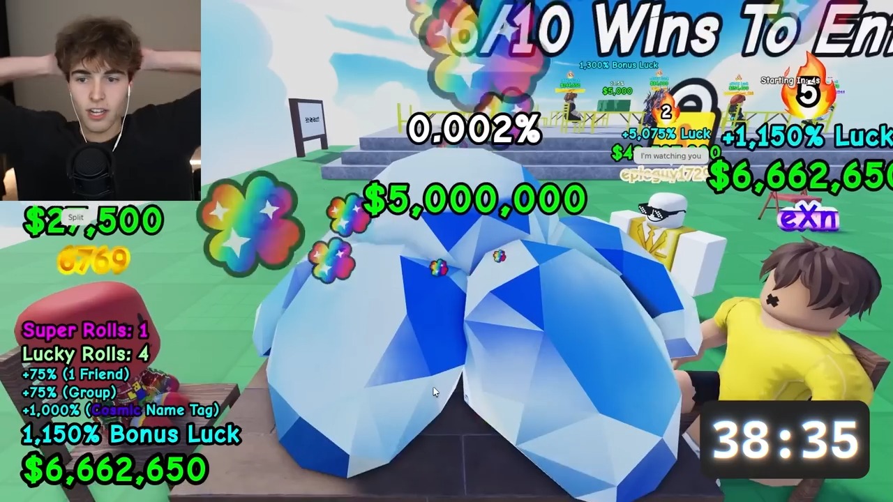 I Became The #1 RICHEST Player in Split or Steal #EXN #new #viral