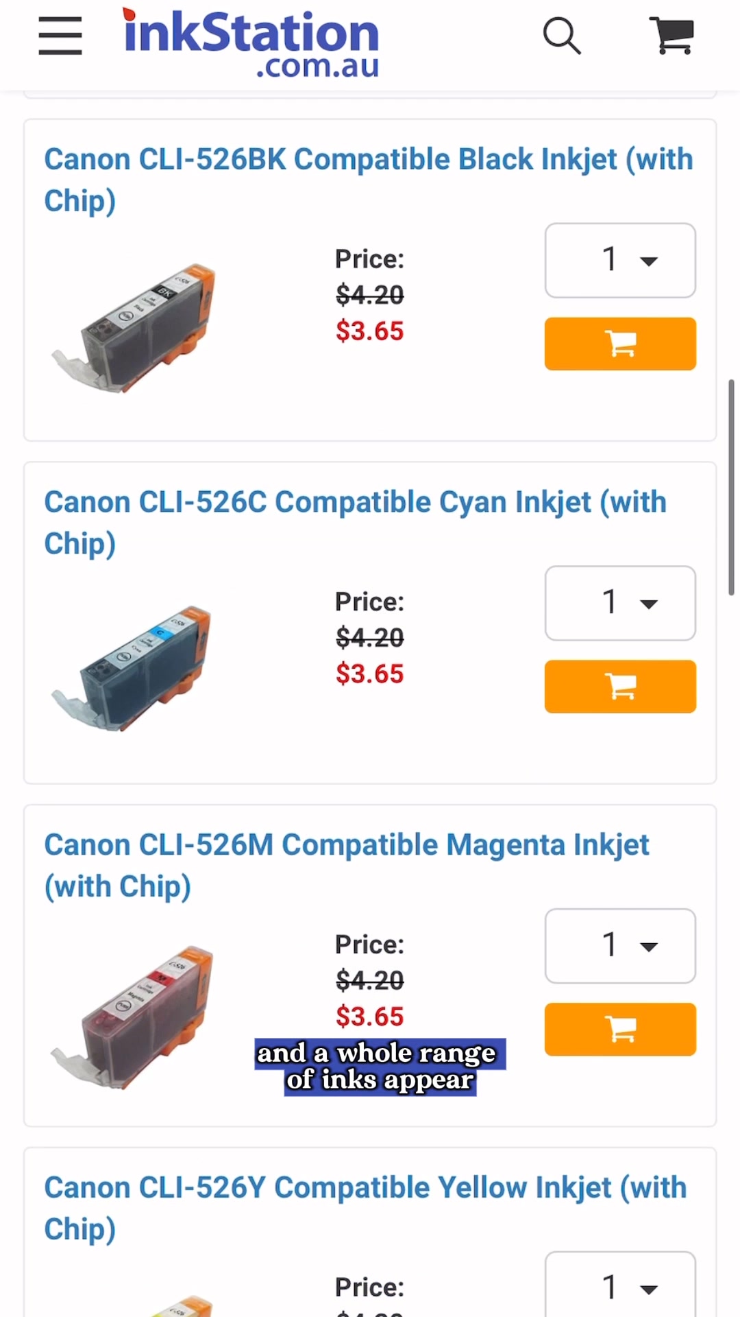 Find Your Exact Printer Ink & Toner in 3 Clicks with Ink Station! Huge ...
