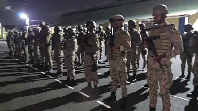 MISSION READY The Jamaica Defence Force is out in full force as Jamaica ...