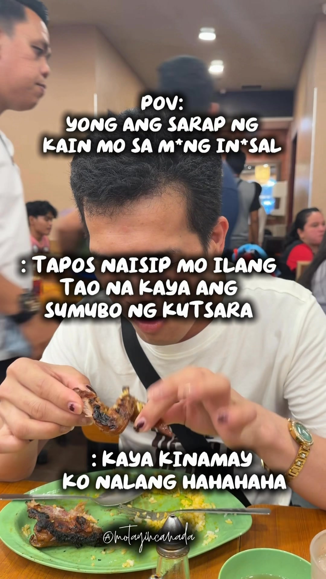 Kaya kinamay ko nalang 😂 | Motay in Canada | Facebook
