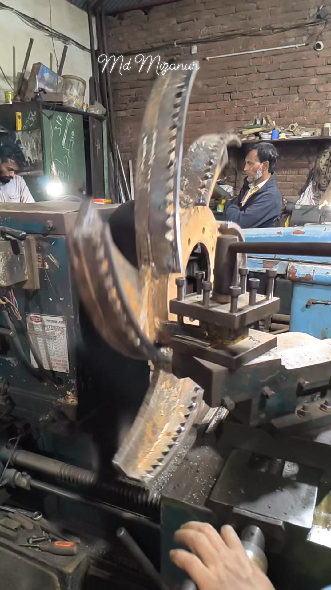 Big Emplayer work in lathe machine #fblifestyle | Md Mizanur Rahman ...