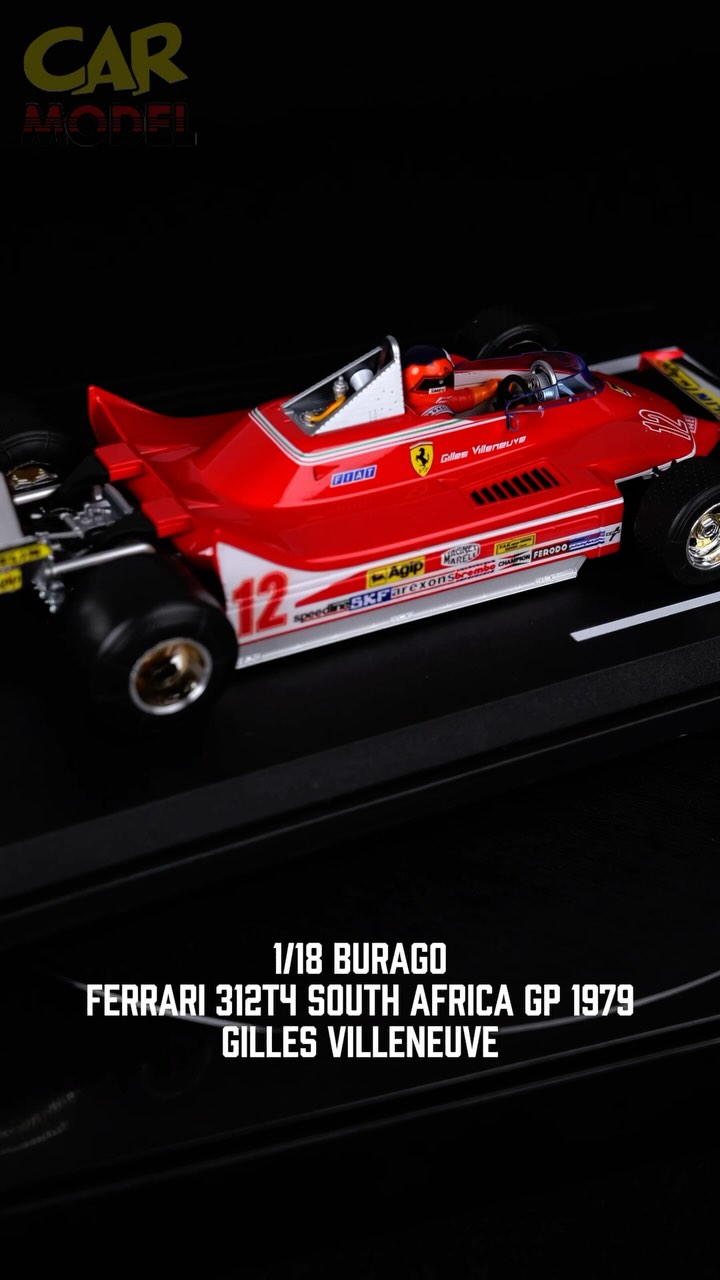1/18 BURAGO - FERRARI F1 312T4 SHORT TAIL N 11 WINNER MONACO GP