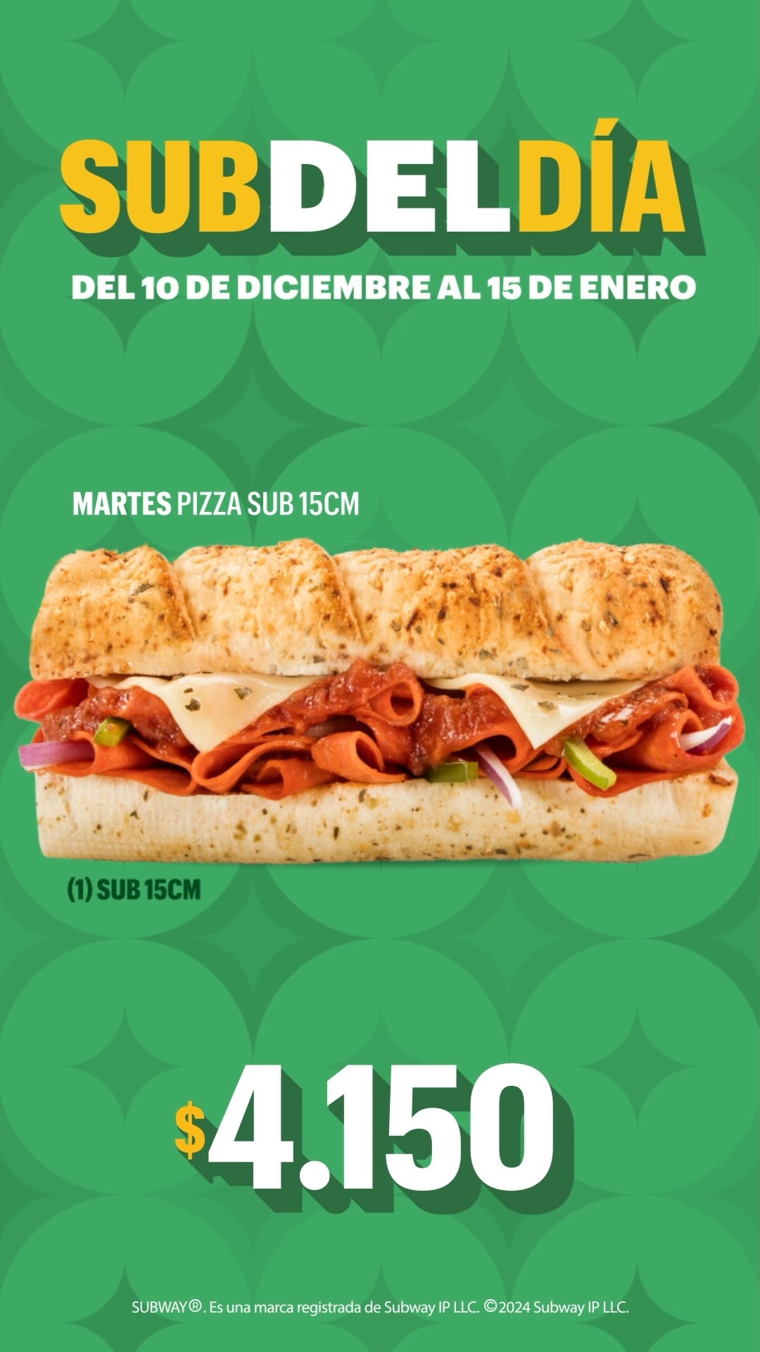 Hoy qué toca? Descubre el Sub del Día y disfruta tu favorito con