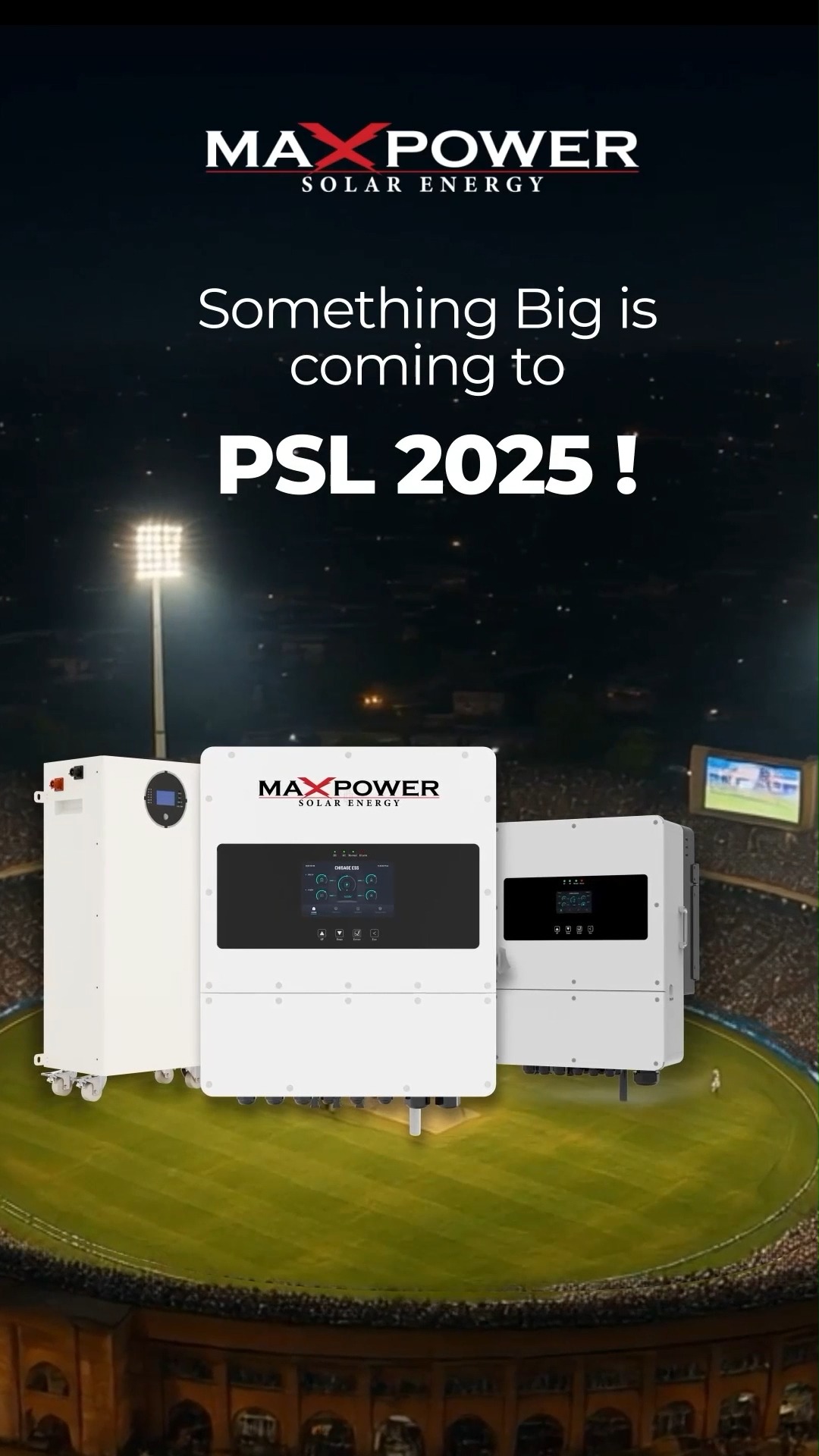 𝐒𝐨𝐦𝐞𝐭𝐡𝐢𝐧𝐠 𝐁𝐈𝐆 𝐢𝐬 𝐜𝐨𝐦𝐢𝐧𝐠 𝐭𝐨 𝐏𝐒𝐋 𝟐𝟎𝟐𝟓! 𝐌𝐚𝐱𝐏𝐨𝐰𝐞𝐫 𝐒𝐨𝐥𝐚𝐫 𝐄𝐧𝐞𝐫𝐠𝐲 is bringing ...