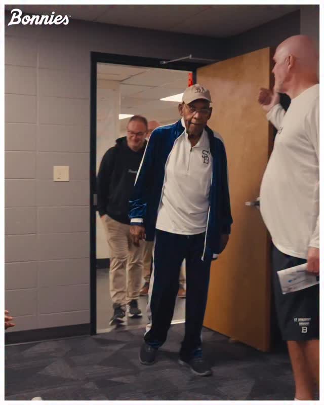 Great to hear from Bonnies legend Sam Stith on campus today! Make sure ...
