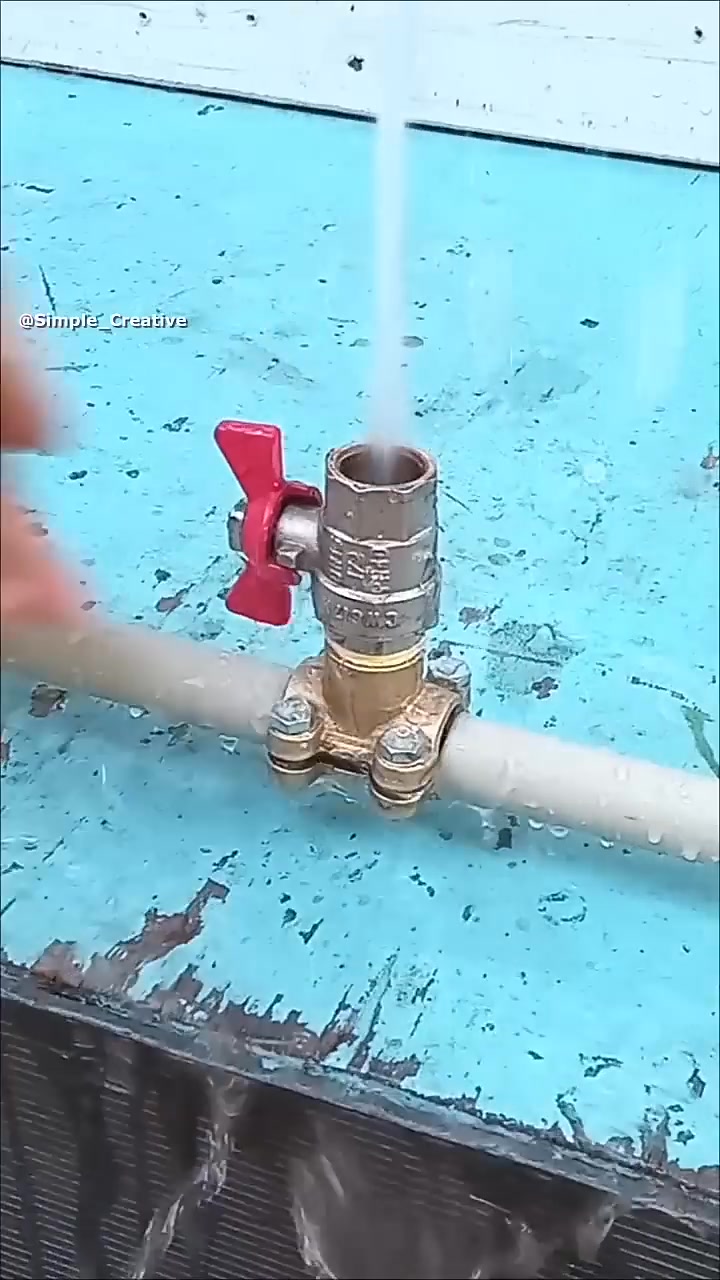 DIY plumbing basics. How to securely embed a tap into a plastic pipe ...