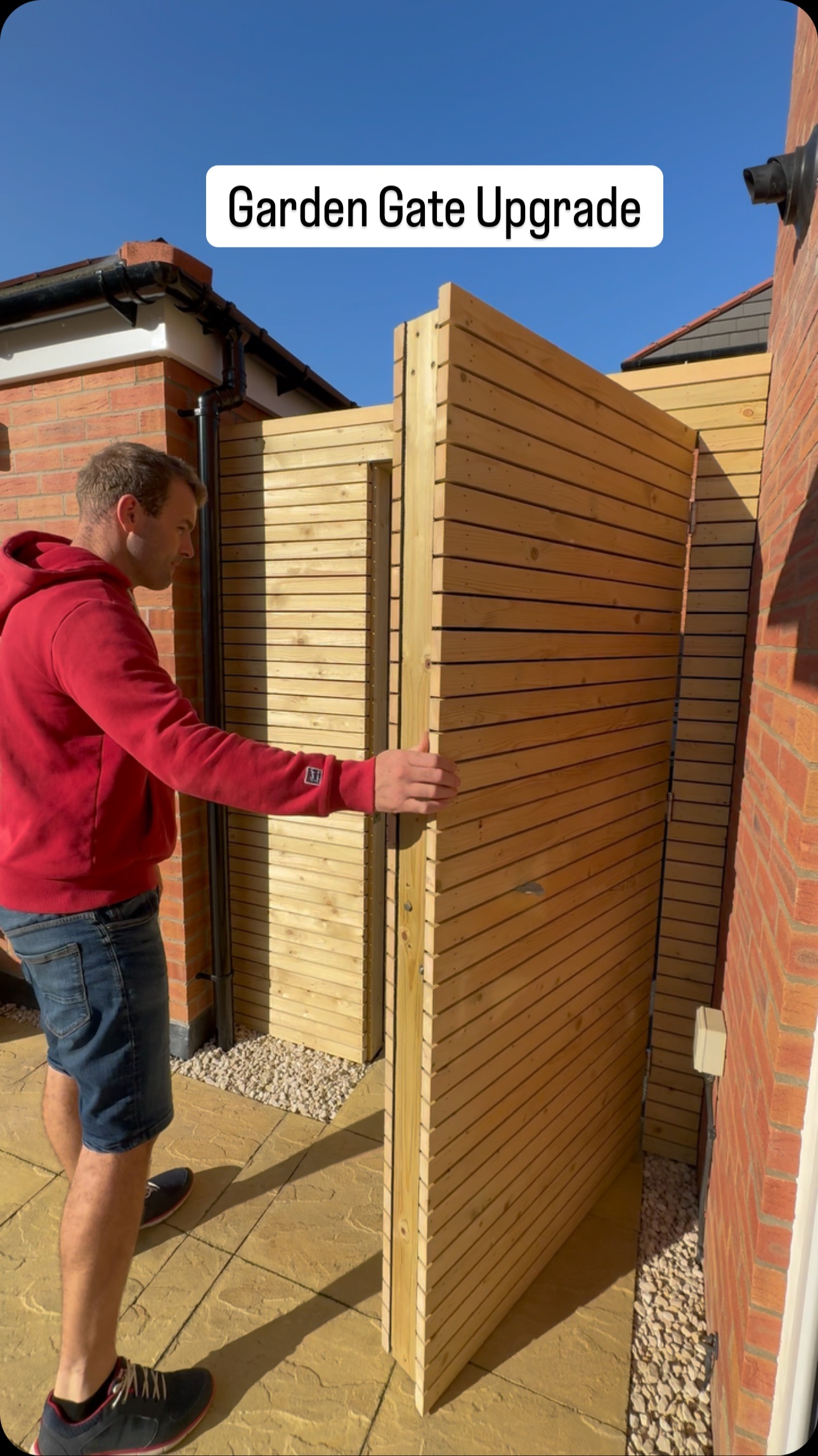 How to build your own fence and gate part 1 ⬇️ After removing old gate ...