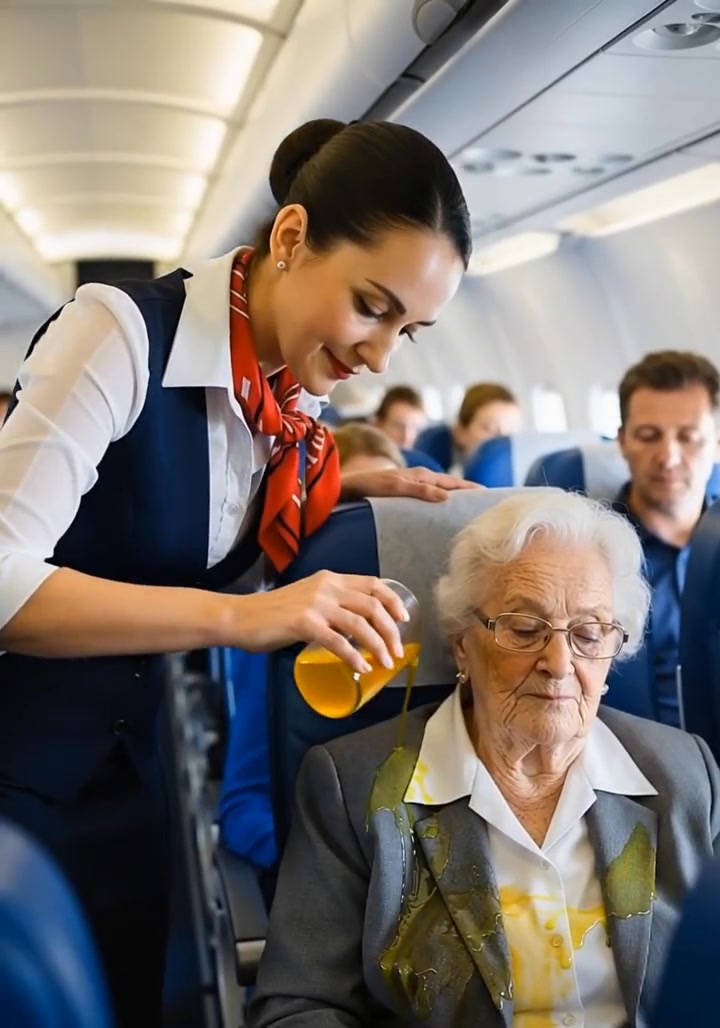 WHEN THE LEAD FLIGHT ATTENDANT DOUSED ME AND MY FEDERAL PAPERS WITH ...