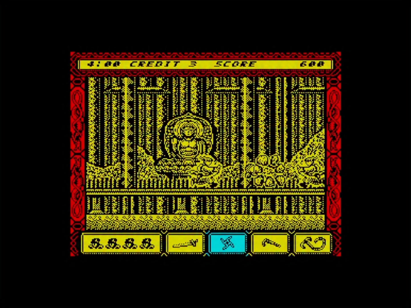 Ninja Spirit arcade game review