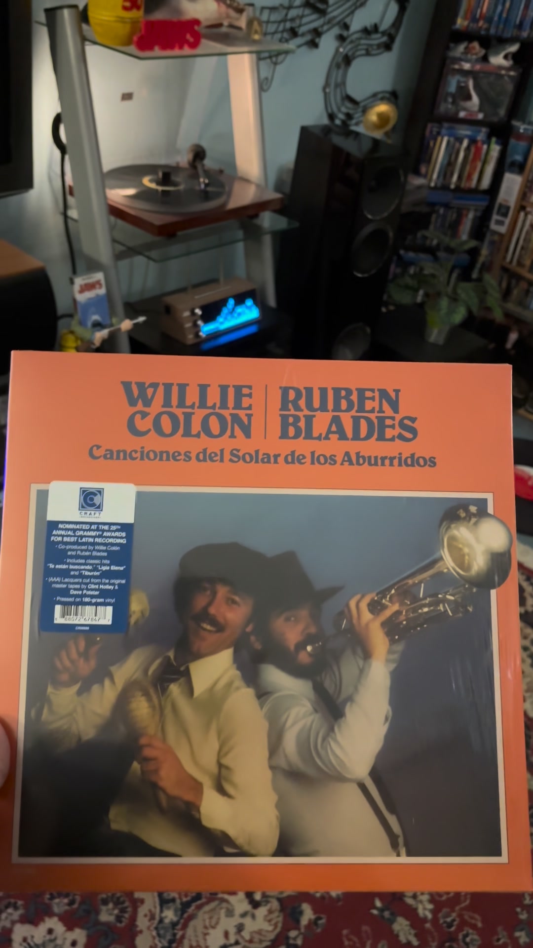 METIENDO MANO, the first collab album with Willie Colón & Rubén