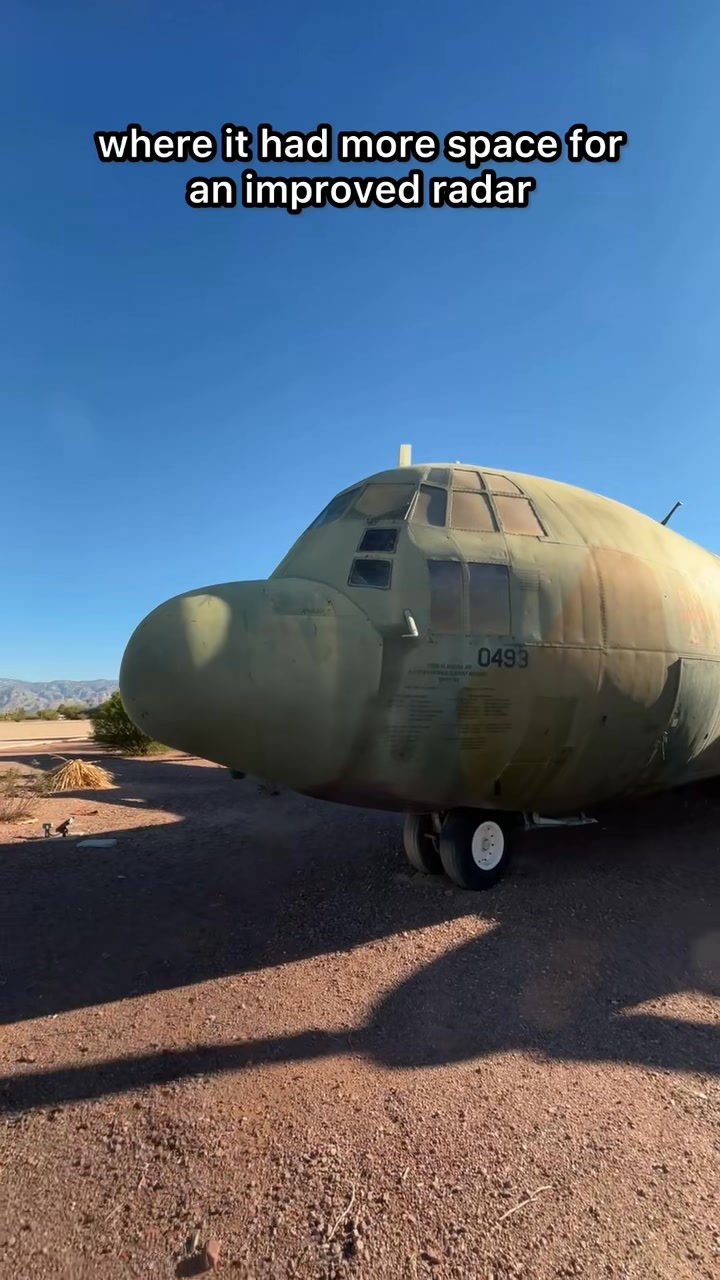 Bit of history on the A model C-130! #c130 #lockheed