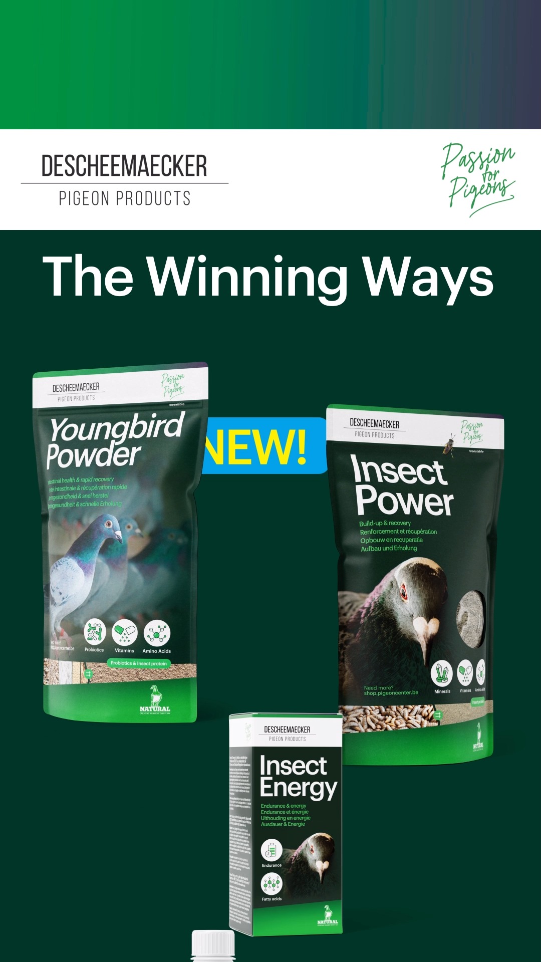Ons volledig Insect Power assortiment dit weekend verkrijgbaar op ...