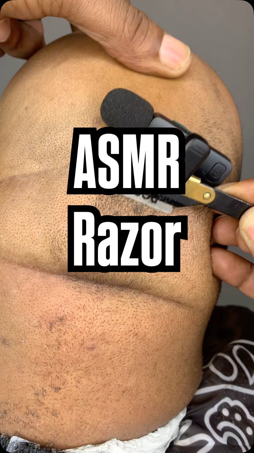 ASMR Razor ….. Need That Drip or Like This Cut Comment 👇 Make Sure You ...
