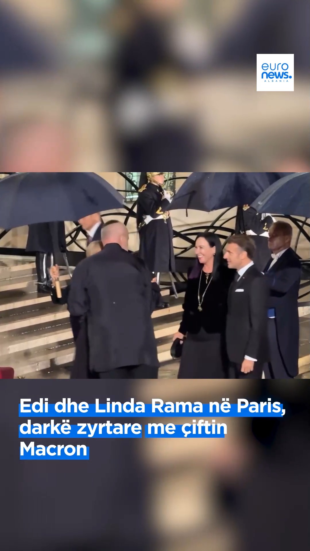Edi dhe Linda Rama në Paris, darkë zyrtare me çiftin Macron Këto janë ...
