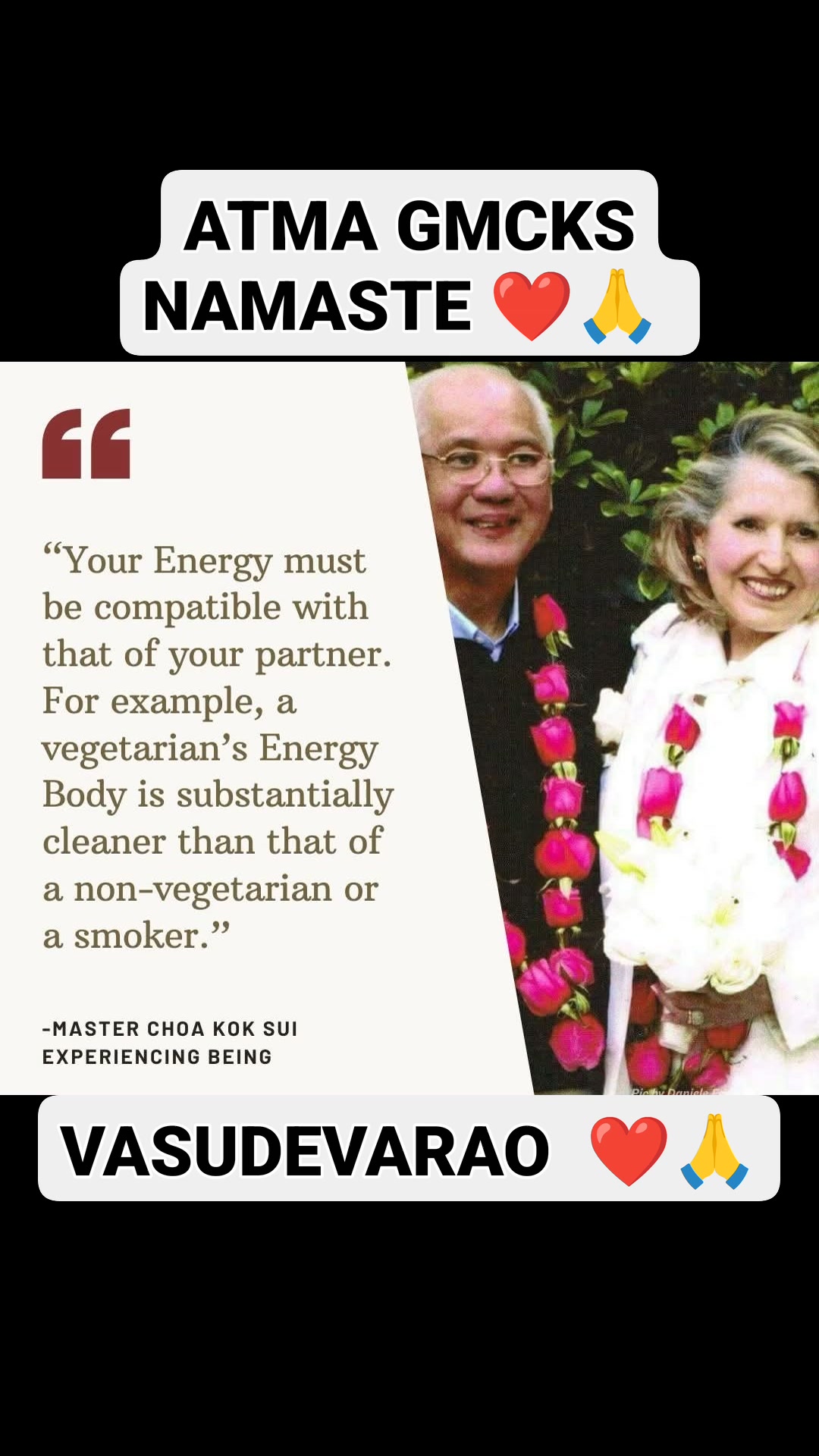 ATMA GMCKS NAMASTE ️🙏 | Vasu Rao