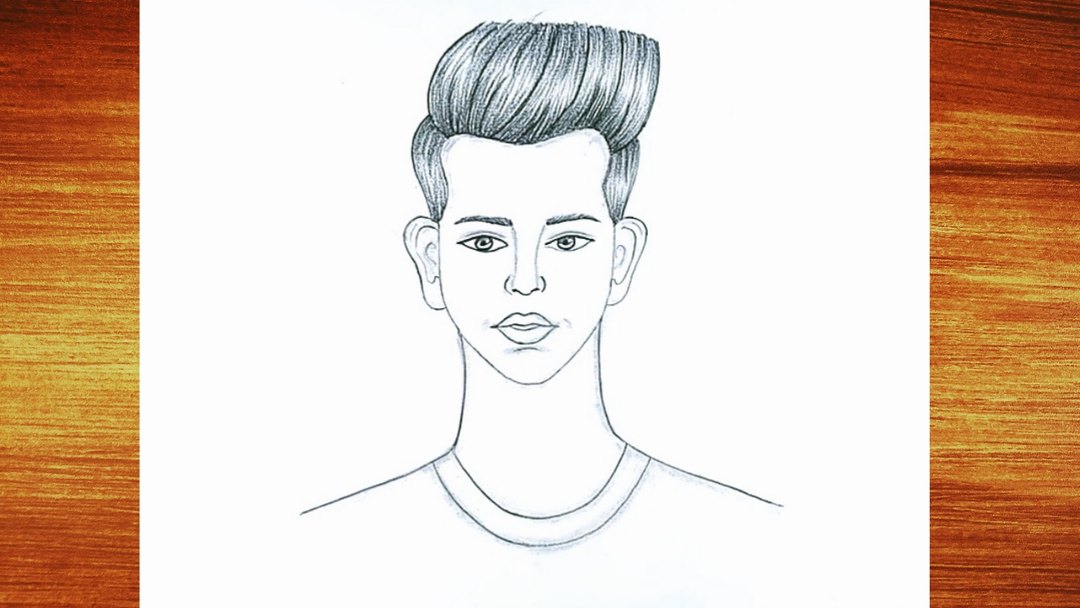 how to draw boy hair style | haircut drawing easy | hairstyle drawing ...