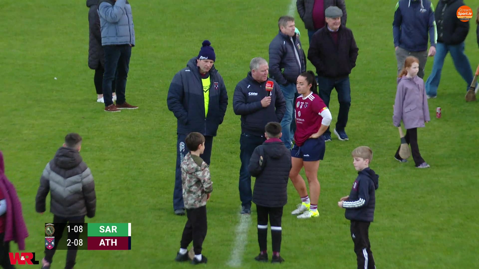 WATCH: @athenrycamogieclub captain Dervila Higgins and manager Joe ...