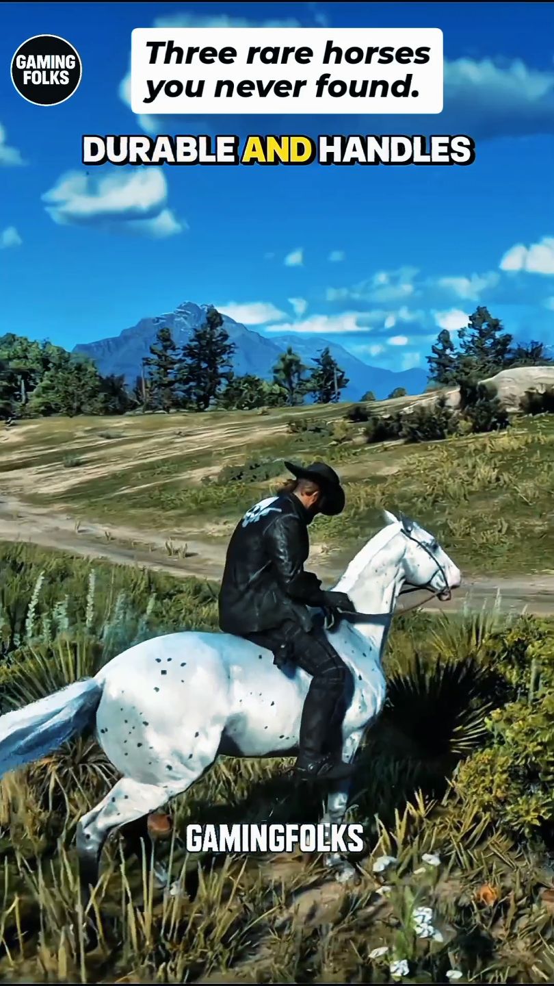 Three rare horses most players never find in rdr2 The War Horse spawns ...
