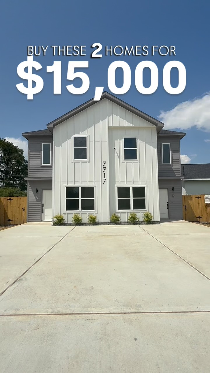 Only $15K Down‼️ 📍 Hot 77028 Zip Code 🔥 Your chance to lock in a duplex ...