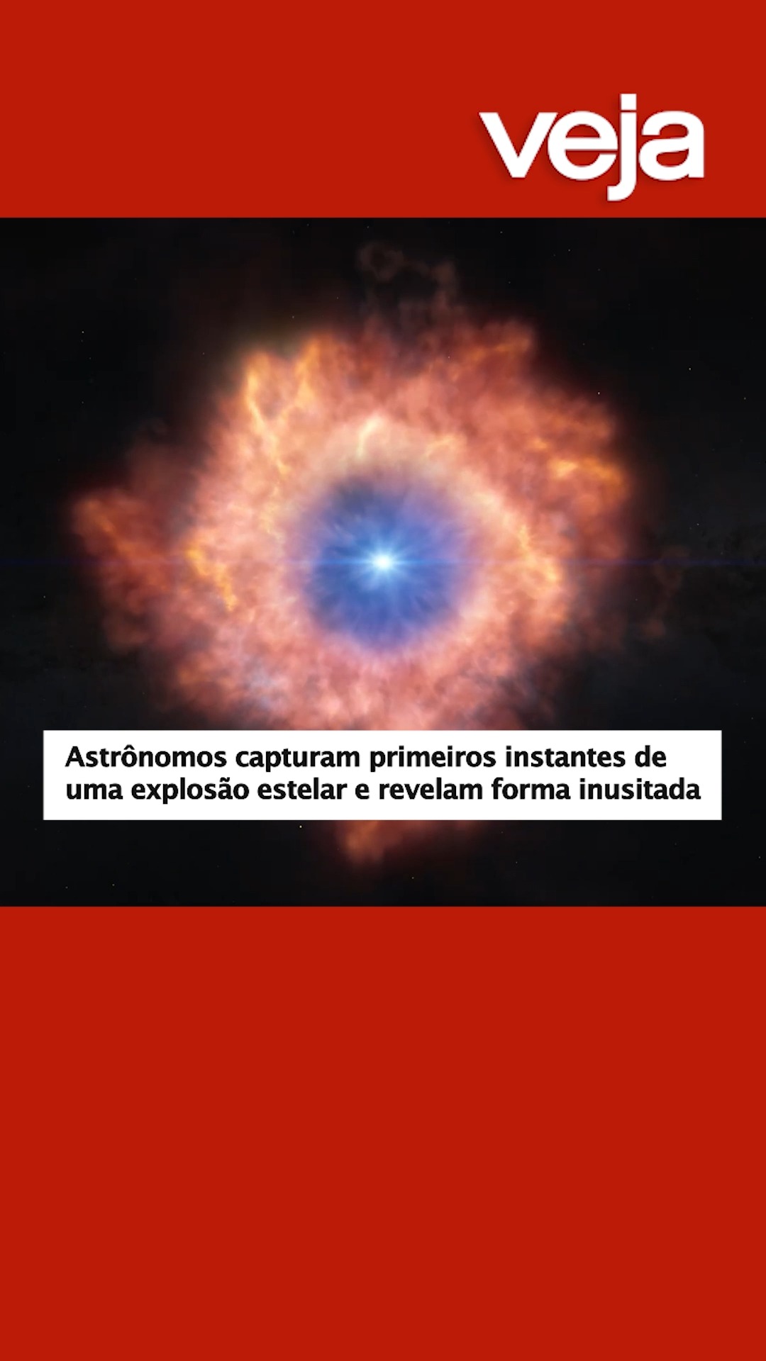 Pela primeira vez, uma equipe de astrônomos testemunhou os momentos ...
