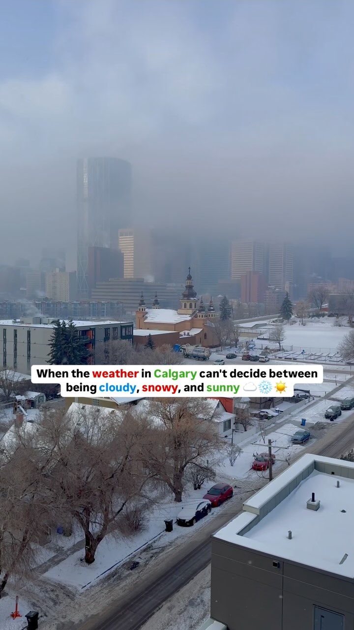 Calgary, are you okay? 😅 The Chinook winds, which typically bring ...