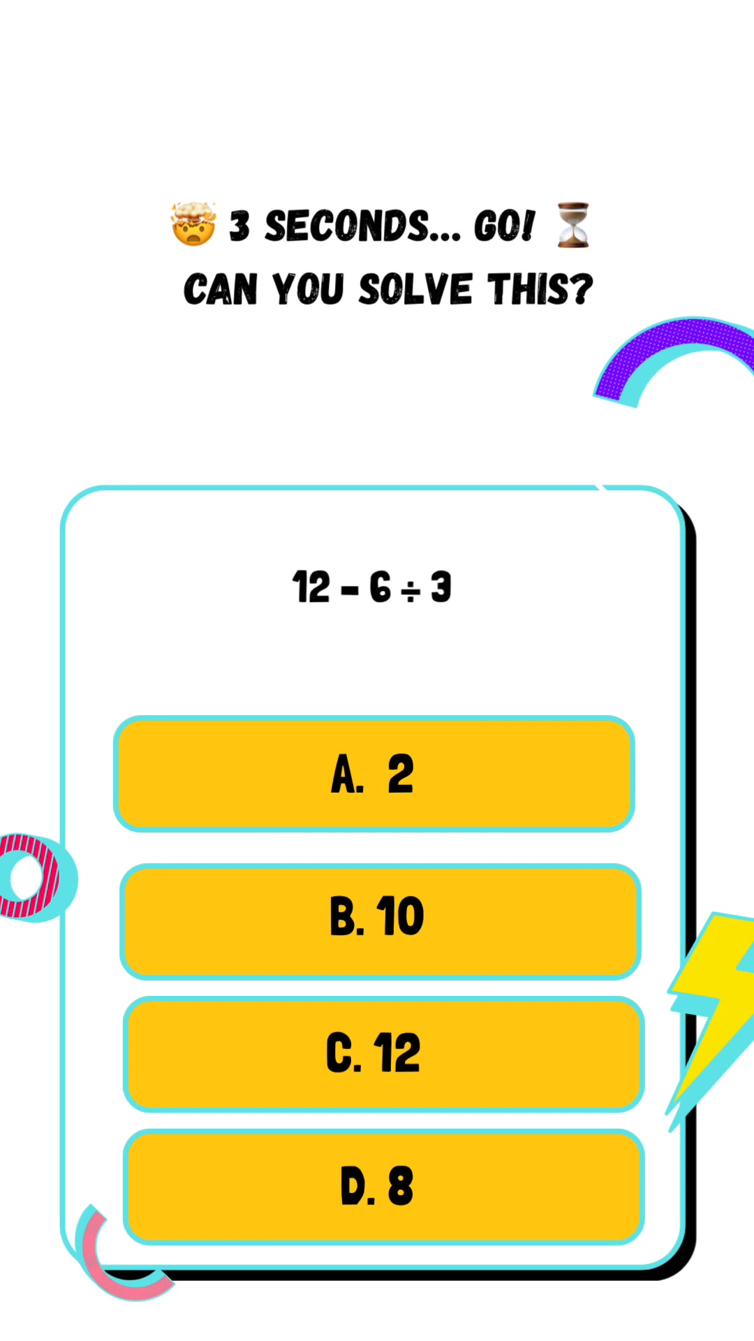 Can you solve this? #MathematicsFun #education #maths | Litle math joy ...