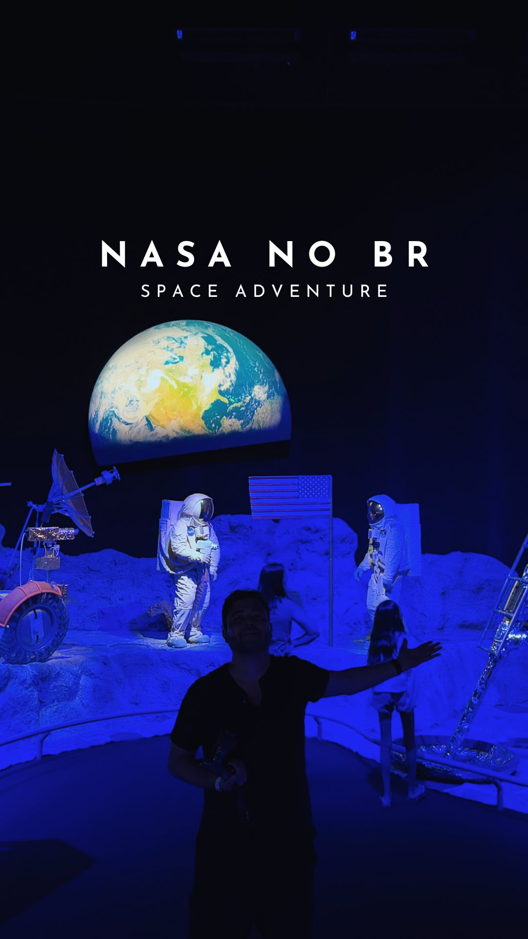 Esse é o Space Adventure, um museu da NASA que fica no Brasil, em ...