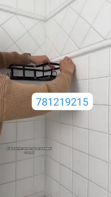 Cinnani Etagère Douche sans Percage 3 PCS Etagere Rangement Salle de Bain, Étagère de Rangement