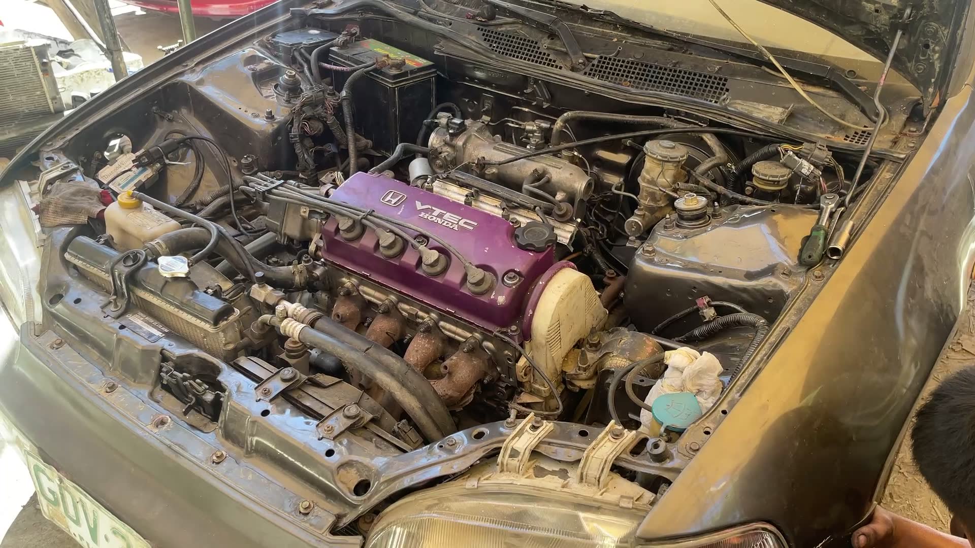 Honda Civic EG carb PH12/D12 to D15B P08 swap ready for rally stage ...
