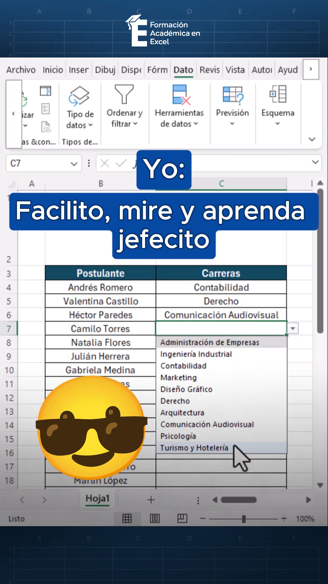 Crea un menú desplegable en Excel y organiza tus datos de manera rápida ...
