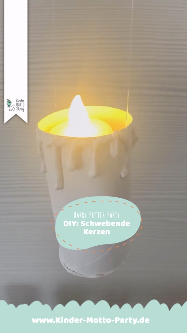 🕯️ Licht an für die legendären, schwebenden Kerzen aus Hogwarts! 🕯️, Dieses DIY-Projekt ist perfekt für eine Harry-Potter-Party 👦🏻🪄✨ oder auch für deine Halloween-Dekoration! 🎃🕸️, Wie gefällt dir