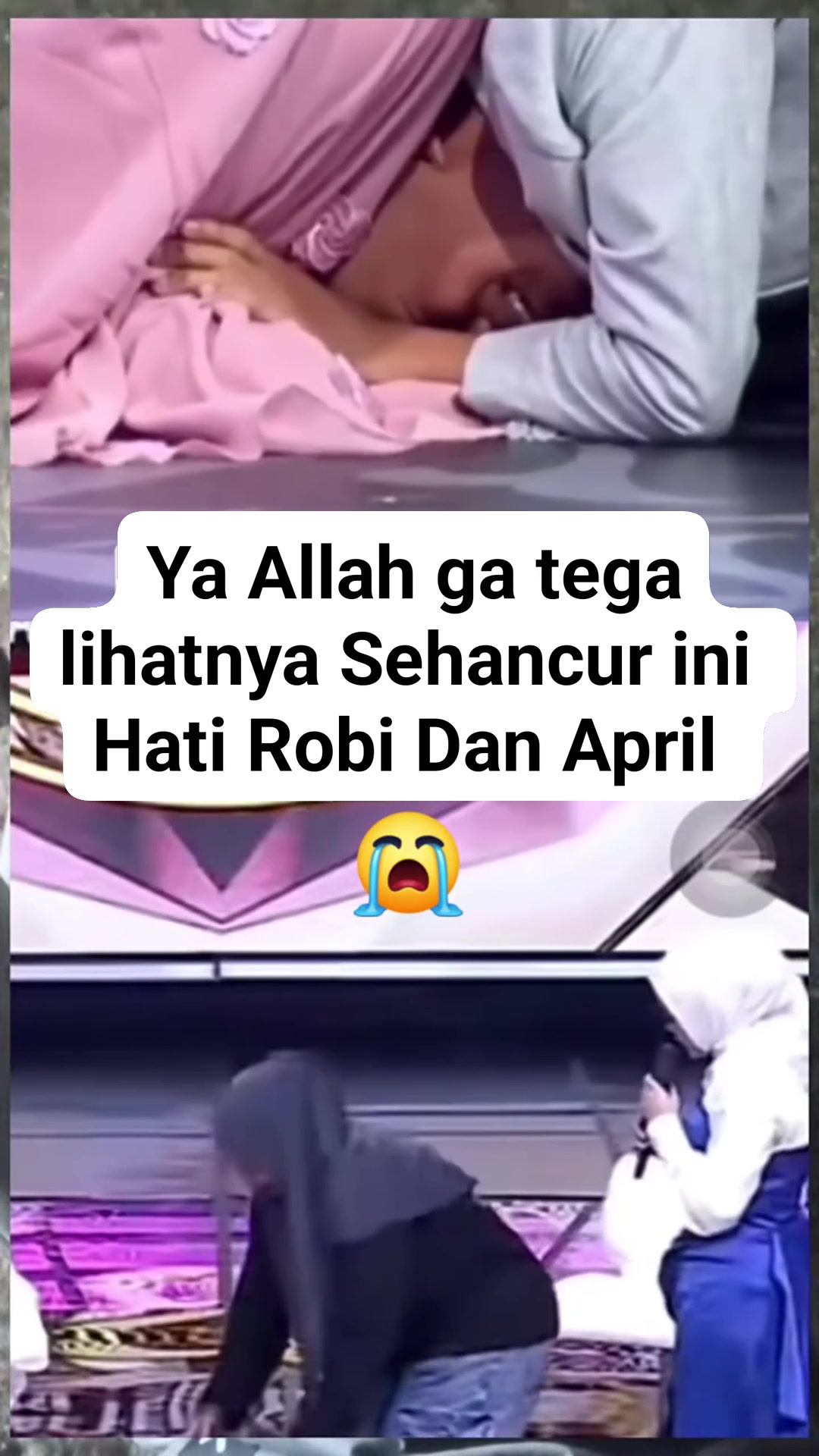 Robi dan April bikin banjir air mata semua orang menangis termasuk para ...