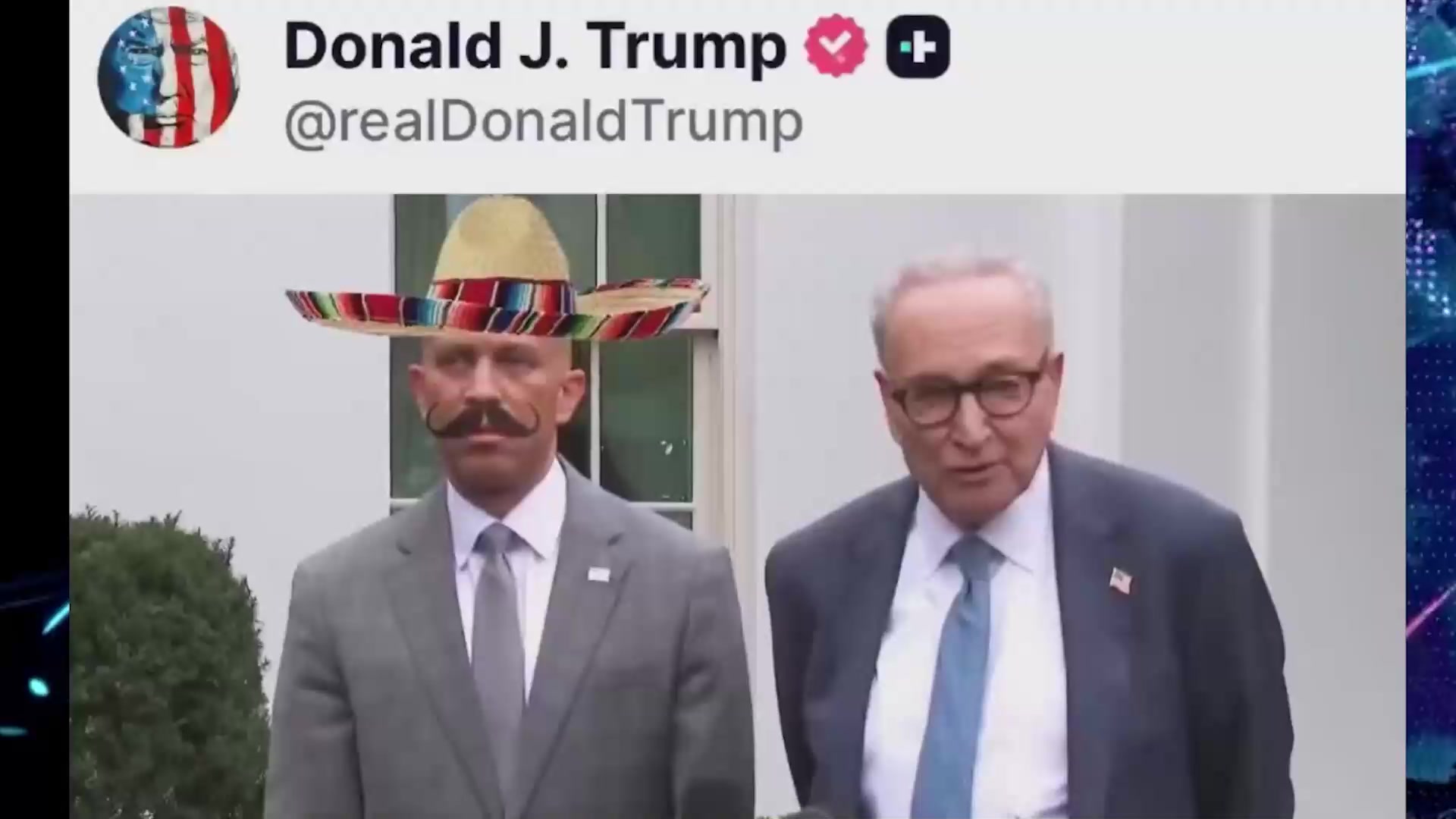 Trump just shared an AI generated video mocking Hakeem Jeffries and ...