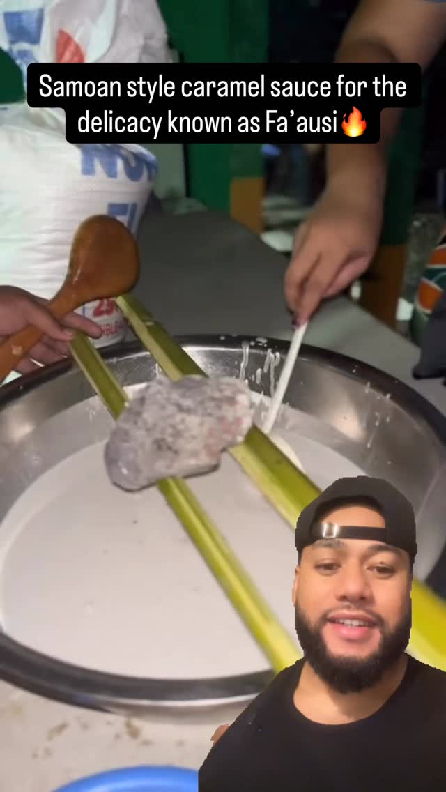 Samoan style caramel sauce for the delicacy known as Fa’ausi🔥 # ...