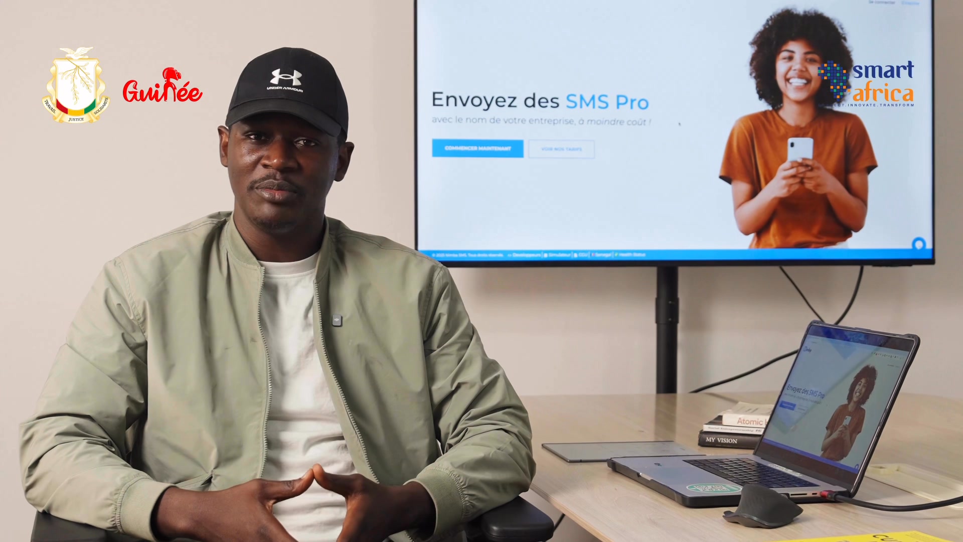 Monsieur 𝐅𝐨𝐝𝐞́ 𝐌𝐨𝐦𝐨 𝐁𝐚𝐧𝐠𝐨𝐮𝐫𝐚, Co-Fondateur de Nimba SMS, revient sur la ...