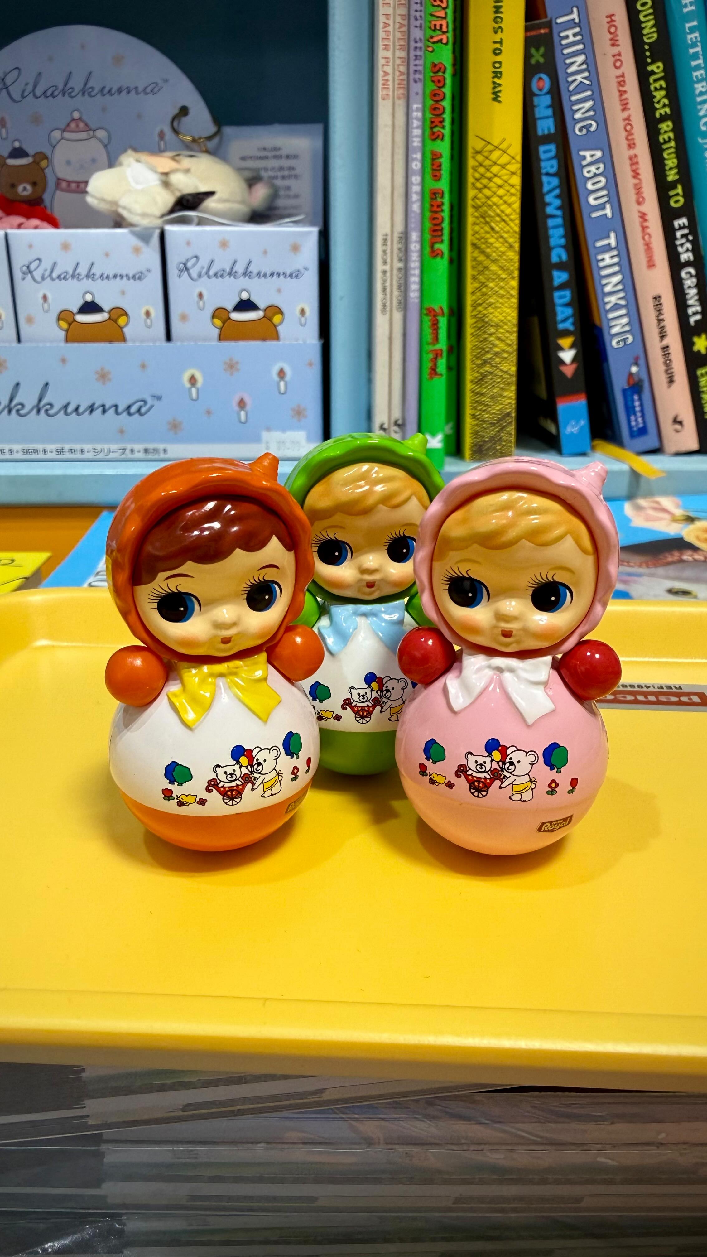 Toy Roly Poly Retro Color Mystery Capsule 💚 each one has a tiny