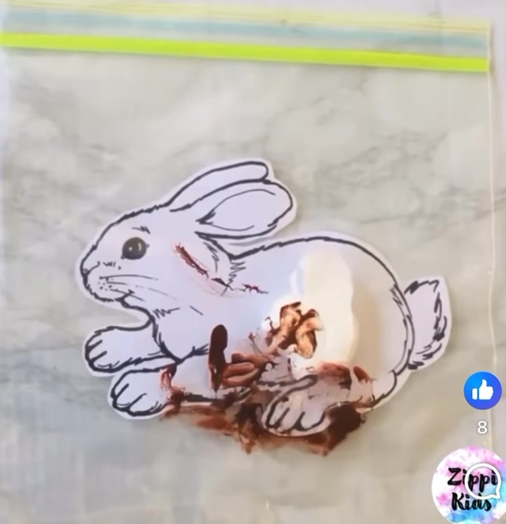 This awesome “Muddy Bunny” sensory art is a must try for toddlers and ...