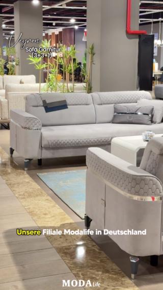 𝐌𝐨𝐝𝐚𝐥𝐢𝐟𝐞 𝐌𝐨𝐞𝐛𝐞𝐥 𝐋𝐚𝐧𝐠𝐞𝐧𝐟𝐞𝐥𝐝! Nicht verpassen! Die Veyron-Sofa Set (3+3+1) nur für €𝟏𝟕𝟗𝟎!, 📦 Sofortige Lieferung Ab Lager, 🧽 Abwischbarer High-Tech-Stoff, 🎨 Viele Farben Option, 📌 Mit Lageroption: Jetzt