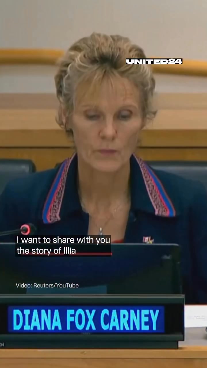 Canada’s First Lady, Diana Fox Carney, addressed the 80th UN General ...